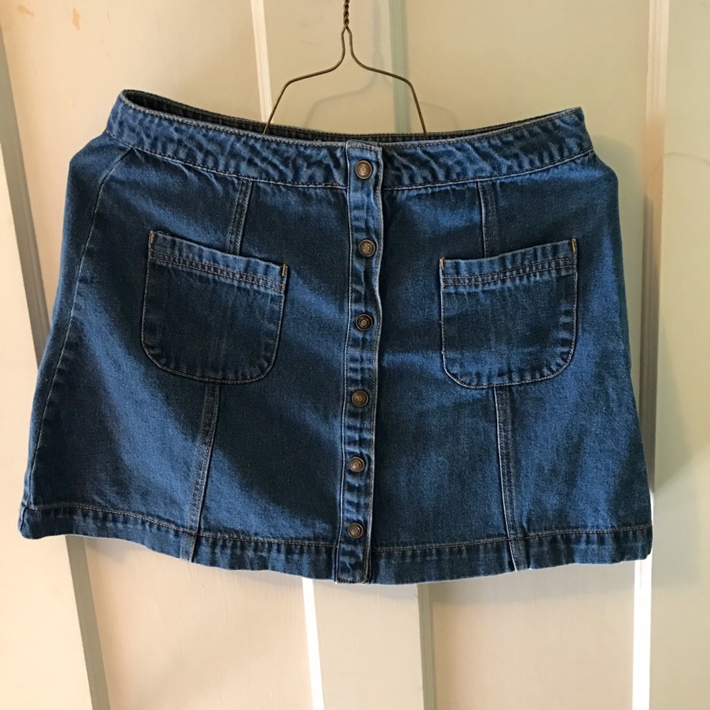 Forever 21 Button Down Skirt